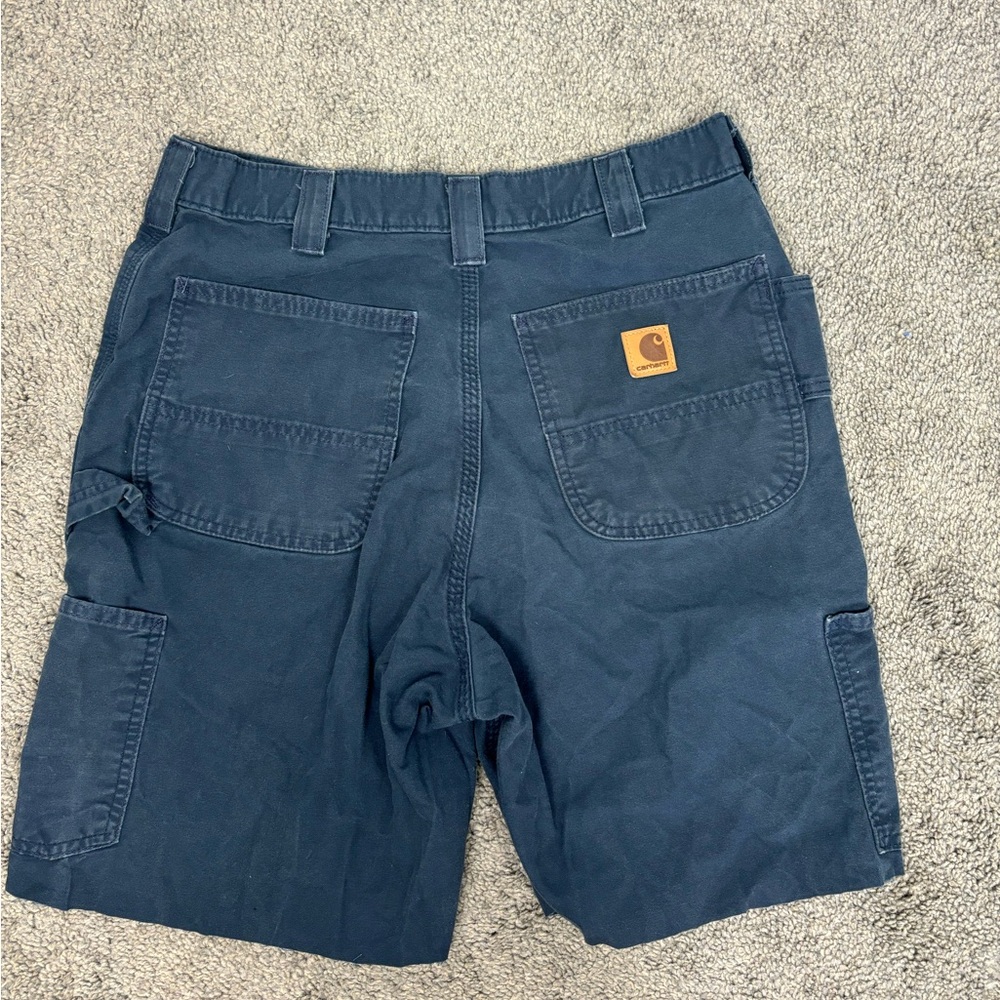 Blue‎ leather tab carhartt carpenter jorts